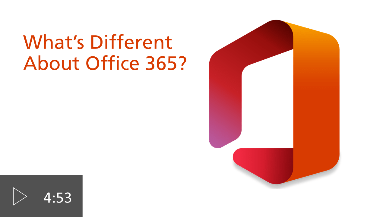 picture of Office 365 logo what's different