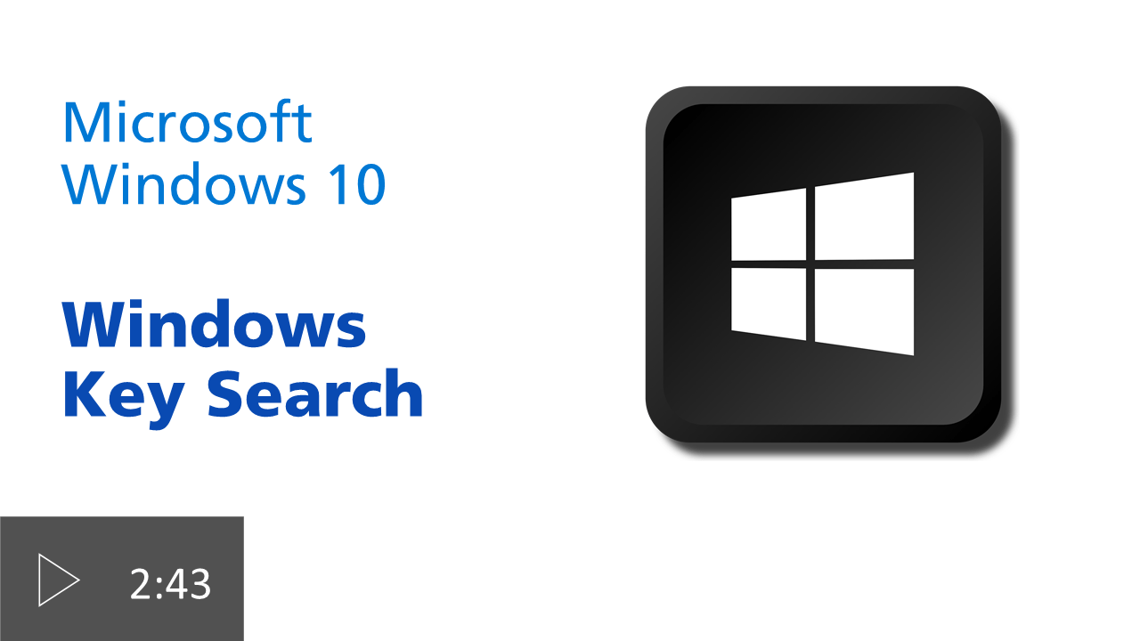 pic of windows key search logo