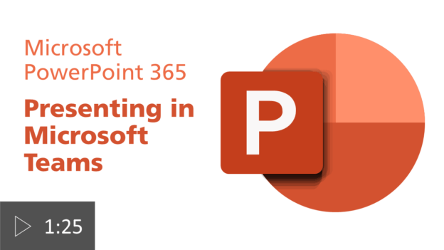 Presenting PowerPoint presentations in Microsoft Teams – learning