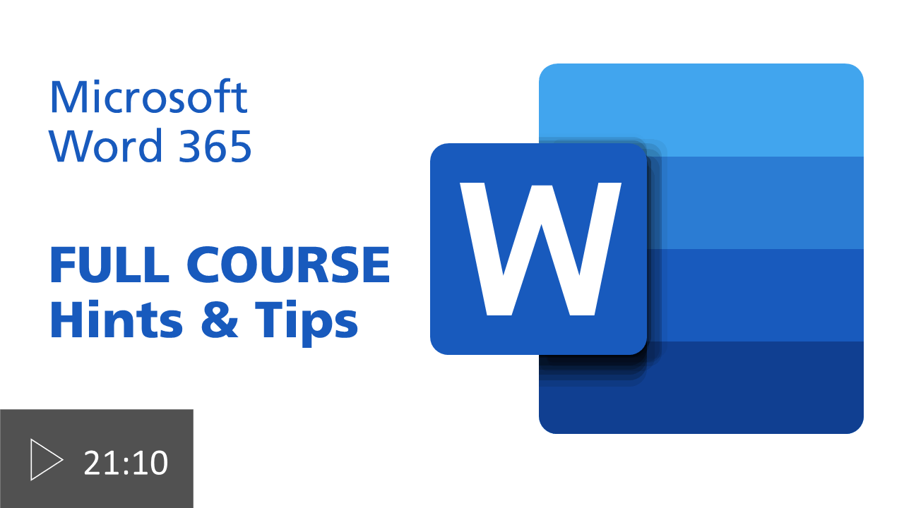 Word hints and tips full course