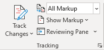 Word track changes