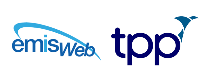 EMIS Web and TPP SystmOne Logos