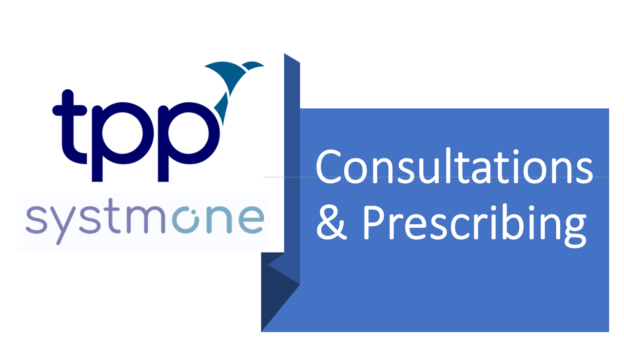 SystmOne Consultations and prescribing course icon